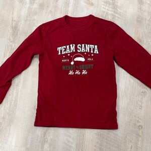 The Children's Place Red Team Santa Long Sleeve Tee